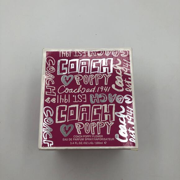 Coach Poppy EDP 3.4 fl oz Perfume Fragrance NIB Sprayed once - Picture 2 of 5
